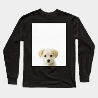 Puppy, Baby, Nursery, Animal, Kids room, Modern art, Wall decor Long Sleeve T-Shirt